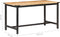 vidaXL - Eettafel - 140x70x76 - cm - massief - ruw - mangohout