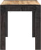 vidaXL - Eettafel - 140x70x76 - cm - massief - ruw - mangohout