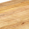 vidaXL - Eettafel - 140x70x76 - cm - massief - ruw - mangohout
