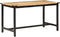 vidaXL - Eettafel - 140x70x76 - cm - massief - ruw - mangohout