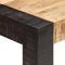 vidaXL - Eettafel - 140x70x76 - cm - massief - ruw - mangohout