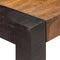 vidaXL - Eettafel - 140x70x76 - cm - massief - ruw - mangohout