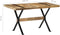 vidaXL - Eettafel - 140x70x76 - cm - ruw - mangohout