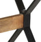 vidaXL - Eettafel - 140x70x76 - cm - ruw - mangohout
