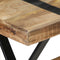 vidaXL - Eettafel - 140x70x76 - cm - ruw - mangohout