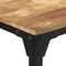 vidaXL - Eettafel - 140x70x76 - cm - ruw - mangohout