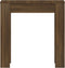 vidaXL - Eettafel - 140x74,5x76 - cm - bewerkt - hout - bruin - eikenkleur