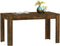vidaXL - Eettafel - 140x74,5x76 - cm - bewerkt - hout - gerookt - eikenkleurig