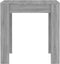 vidaXL - Eettafel - 140x74,5x76 - cm - bewerkt - hout - grijs - sonoma - eikenkleurig