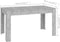 vidaXL - Eettafel - 140x74,5x76 - cm - spaanplaat - betongrijs