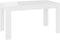 vidaXL - Eettafel - 140x74,5x76 - cm - spaanplaat - hoogglans - wit