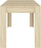 vidaXL - Eettafel - 140x74,5x76 - cm - spaanplaat - sonoma - eikenkleurig