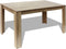 vidaXL - Eettafel - 140x80x75 - cm - eikenkleurig