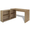 vidaXL - Eettafel - 140x80x75 - cm - eikenkleurig