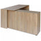 vidaXL - Eettafel - 140x80x75 - cm - eikenkleurig