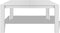 vidaXL - Eettafel - 140x80x75 - cm - wit