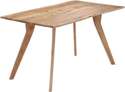 vidaXL - Eettafel - 140x80x76 - cm - massief - acaciahout