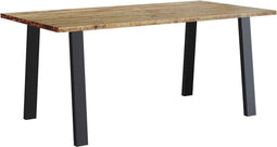 vidaXL - Eettafel - 150x90x75 - cm - massief - acaciahout