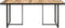 vidaXL - Eettafel - 160 - cm - ruw - mangohout
