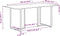 vidaXL - Eettafel - 160 - cm - ruw - mangohout