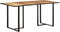 vidaXL - Eettafel - 160 - cm - ruw - mangohout