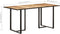 vidaXL - Eettafel - 160 - cm - ruw - mangohout