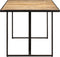 vidaXL - Eettafel - 160 - cm - ruw - mangohout