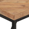 vidaXL - Eettafel - 160x70x76 - cm - massief - acaciahout - en - mangohout
