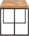 vidaXL - Eettafel - 160x70x76 - cm - massief - acaciahout - en - mangohout