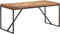 vidaXL - Eettafel - 160x70x76 - cm - massief - acaciahout - en - mangohout