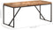 vidaXL - Eettafel - 160x70x76 - cm - massief - acaciahout - en - mangohout