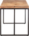 vidaXL - Eettafel - 160x70x76 - cm - massief - acaciahout - en - mangohout