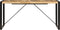 vidaXL - Eettafel - 160x80x75 - cm - massief - mangohout
