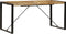 vidaXL - Eettafel - 160x80x75 - cm - massief - mangohout