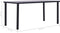 vidaXL - Eettafel - 160x80x75 - cm - MDF - zwart - en - betongrijs