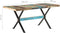 vidaXL - Eettafel - 160x80x76 - cm - massief - gerecycled - hout