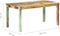 vidaXL - Eettafel - 160x80x76 - cm - massief - gerecycled - hout