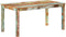 vidaXL - Eettafel - 160x80x76 - cm - massief - gerecycled - hout