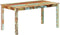 vidaXL - Eettafel - 160x80x76 - cm - massief - gerecycled - hout
