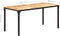 vidaXL - Eettafel - 160x80x76 - cm - ruw - mangohout
