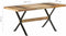 vidaXL - Eettafel - 160x80x76 - cm - ruw - mangohout