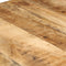 vidaXL - Eettafel - 160x80x76 - cm - ruw - mangohout