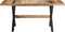 vidaXL - Eettafel - 160x80x76 - cm - ruw - mangohout