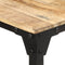vidaXL - Eettafel - 160x80x76 - cm - ruw - mangohout