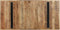 vidaXL - Eettafel - 160x80x76 - cm - ruw - mangohout