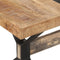 vidaXL - Eettafel - 160x80x76 - cm - ruw - mangohout