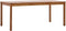 vidaXL - Eettafel - 180x90x73 - cm - grenenhout - honingbruin