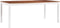 vidaXL - Eettafel - 180x90x73 - cm - grenenhout - wit - en - bruin