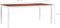 vidaXL - Eettafel - 180x90x73 - cm - grenenhout - wit - en - bruin