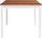 vidaXL - Eettafel - 180x90x73 - cm - grenenhout - wit - en - bruin